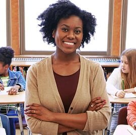 Illustrative photo of a Maplewood educator