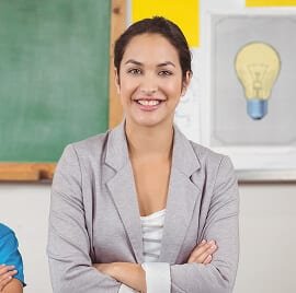 Illustrative photo of a Maplewood educator